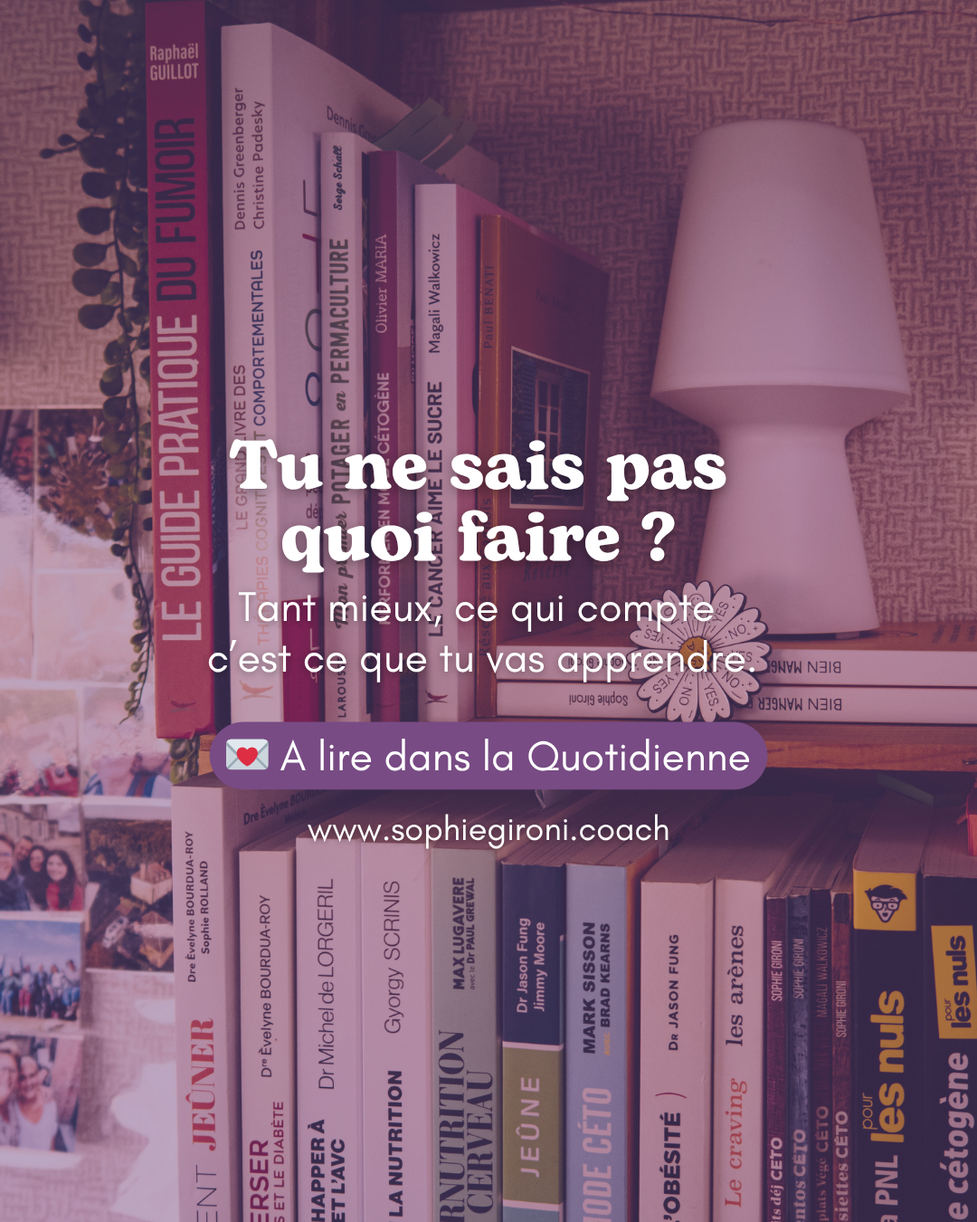 Tu ne sais pas quoi faire ?