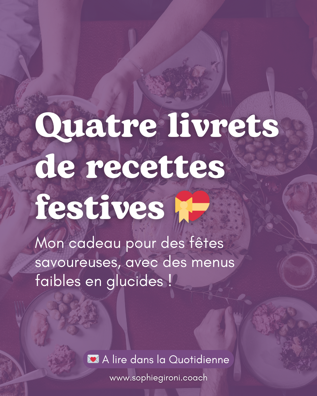 Cadeau : 4 menus pour t'inspirer ✨