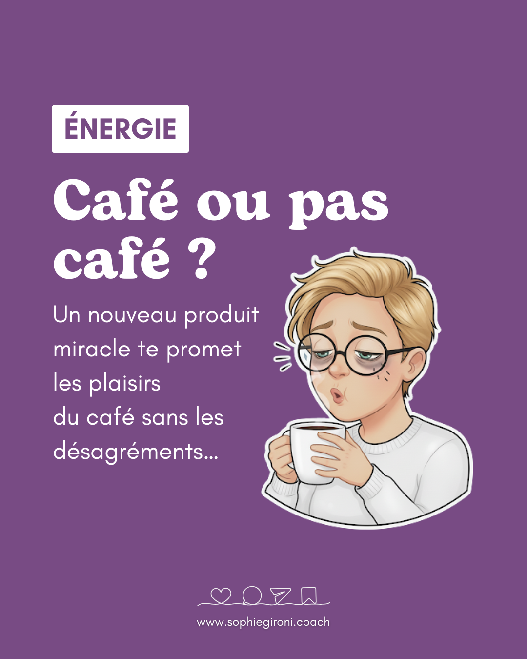 Elle a arrêté le café pendant une semaine ☕️