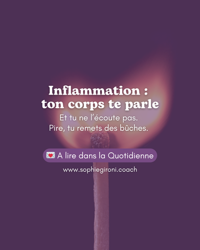 L’alimentation anti-inflammatoire n’existe pas 😋