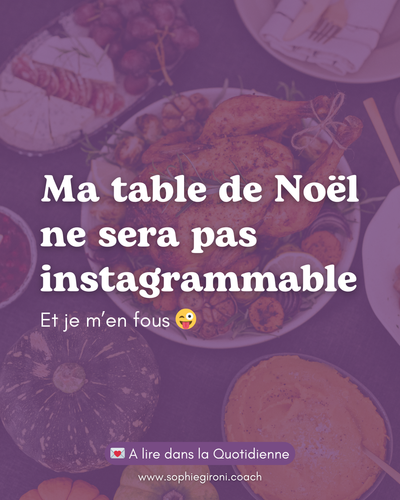 Pourquoi mon Noël reste simple